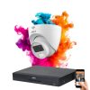 Dahua 1 dome kamerás 5MP kamera rendszer színes éjszakai képpel