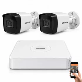   Hikvision 5 megapixeles 2 kamerás rendszer 80 méter látótávolság