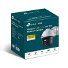 TP-Link VIGI C540 /4MP/4mm/kültéri/H265/IR30m/SD/Smart Detection/kétirányú hang/Full-Color IP PT kamera PoE