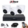 Dahua 5 Megapixel Lite 3 dome kamerás rendszer 25 méter látótávolság Dahua 5 Megapixel Lite 3 dome kamerás rendszer 25 méter látótávolság