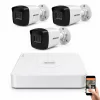 Hikvision 5 megapixeles 3 kamerás rendszer 80 méter látótávolság