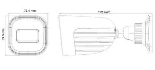 Provision I2-320A-28 2MP AHD23 éjjellátó kül-beltéri infra AHD kamera