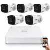 Hikvision 5 megapixeles 5 kamerás rendszer 80 méter látótávolság