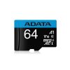 ADATA 64Gb microSD kártya Class 10 + adapter