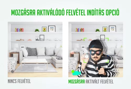 Vezeték nélküli 2MP IP kamera rendszer 4 Wifi Full HD kamerával S200