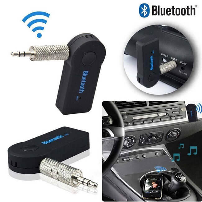 Bluetooth zenei vevő, audio adapter AUX csatlakozóval