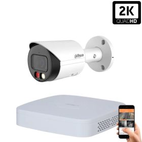   Dahua 1 kültéri kamerás IP kamerarendszer 4MP színes éjjellátással