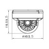 Provision vandálbiztos dome kamera variofókuszos objektívvel DAI-390AHDVF+