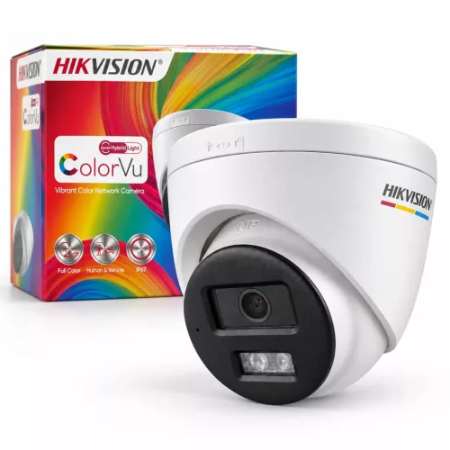 Hikvision DS-2CD1367G2H-LIU ColorVu dome IP kamera 6MP (okos színes éjjellátás, mikrofon, 2.8mm, IR30m)