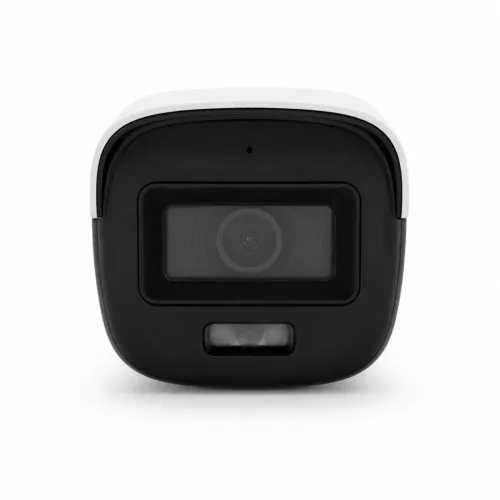 Hikvision DS-2CE10KF0T-LFS ColorVu biztonsági kamera színes éjjellátással (5MP, kültéri, hibrid LED, 2.8mm, IP67, mikrofon)