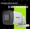 Hikvision DS-2CE16H0T-ITPF Analóg Biztonsági Csőkamera (5MP, 2,8mm, kültéri, EXIR30M, ICR, IP67, DWDR, BLC)