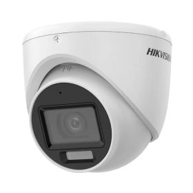   Hikvision DS-2CE76D0T-LMFS biztonsági kamera színes éjjellátással (2MP, 2.8mm, kültéri, hibrid LED, IP67, mikrofon)
