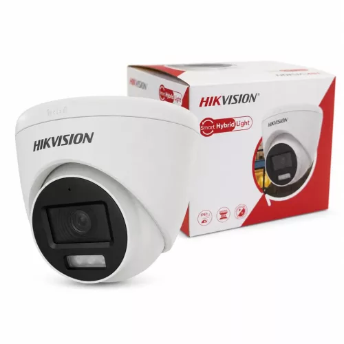Hikvision DS-2CE78K0T-LFS biztonsági kamera színes éjjellátással (5MP, 2.8mm, kültéri, hibrid LED, IR40m, WL20m, IP67, mikrofon)orkodo.hu