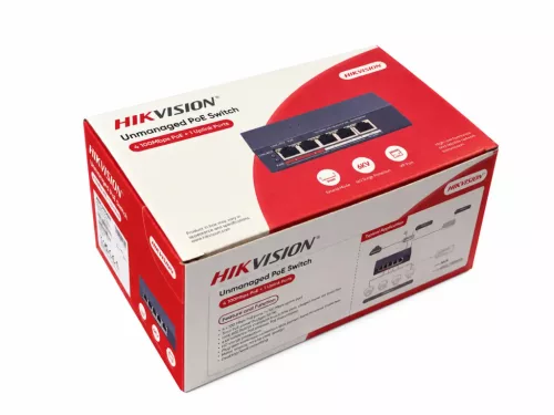 Hikvision DS-3E0105P-E/M(C) PoE Switch 45W