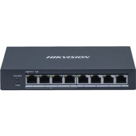   Hikvision DS-3E0508P-O 4 PoE portos switch 4 uplink porttal (1GB/s, 60W)