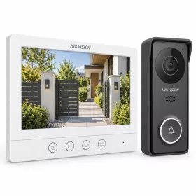   Hikvision DS-KIS213(B) Videó Kaputelefon szett 7 colos monitorral, HD kültéri egységgel