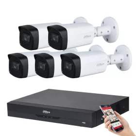   Dahua 5 kamerás 8MP 4K kamera rendszer szett 80 méter éjjellátással