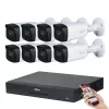 Dahua 8 kamerás 8MP 4K kamera rendszer szett 80 méter éjjellátással