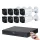 Dahua 8 kamerás 8MP 4K kamera rendszer szett 80 méter éjjellátással