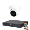 Dahua 1 dome kamerás 8MP 4K kamera rendszer szett 30 méter éjjellátással