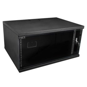   S-Link Rackszekrény - 4U 19" fali kivitel (190x530x400mm, Flatpack, szürke)