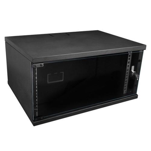 S-Link Rackszekrény - 4U 19" fali kivitel (190x530x400mm, Flatpack, szürke)