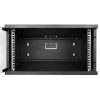 S-Link Rackszekrény - 4U 19" fali kivitel (190x530x400mm, Flatpack, szürke)