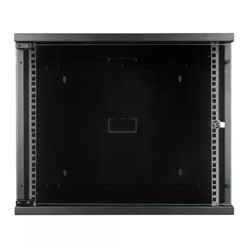 S-Link Rackszekrény - 9U 19" fali kivitel (450x530x400mm, Flatpack, szürke)