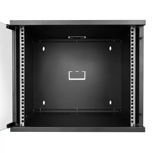 S-Link Rackszekrény - 9U 19" fali kivitel (450x530x400mm, Flatpack, szürke)
