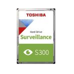   Toshiba Belső HDD 3.5" - S300 Surveillance 1TB (Bulk; Biztonságtechnikai rögzítőkbe; 64MB / 5700RPM)