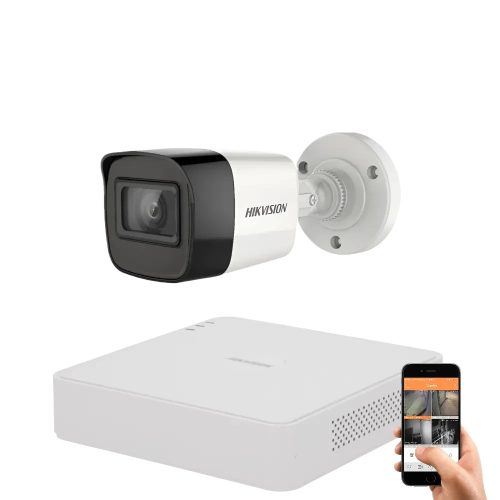 Hikvision 8 megapixeles 1 kamerás kamera rendszer 30 méter látótávolsággal