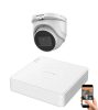 Hikvision 5 megapixeles 1 dome kamerás rendszer 30 méteres éjjellátással