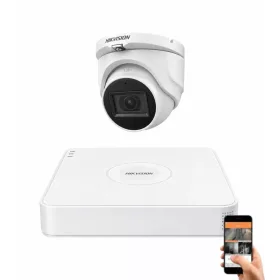 Hikvision 5 megapixeles 1 dome kamerás rendszer 30 méteres éjjellátással