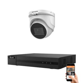 Hikvision 5 megapixeles 1 dome kamerás rendszer 30 méteres éjjellátással