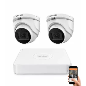   Hikvision 5 megapixeles 2 dome kamerás rendszer 30 méteres látótávolsággal