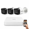 Hikvision 8 megapixeles 3 kamerás kamerarendszer 30 méter látótávolsággal