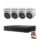 Hikvision 5 megapixeles 1 dome kamerás rendszer 30 méteres éjjellátással