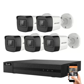   Hikvision HiLook 5 megapixeles 5 kamerás kamerarendszer 30 méter látótávolsággal