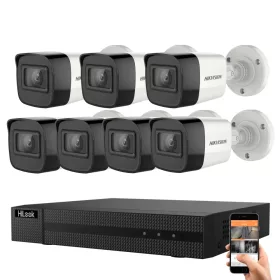   Hikvision HiLook 5 megapixeles 7 kamerás kamerarendszer 30 méter látótávolsággal