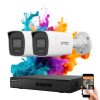 Hikvision ColorVu 2 kamerás IP kamera rendszer 6MP színes éjszakai képpel
