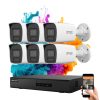 Hikvision ColorVu 6 kamerás IP kamera rendszer 6MP színes éjszakai képpel
