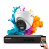 Hikvision ColorVu 1 kamerás IP dome kamera rendszer 6MP színes éjszakai képpel
