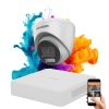 Hikvision ColorVu 1 kamerás biztonsági dome kamera rendszer 5MP színes éjszakai képpel