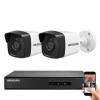 Hikvision 2 biztonsági kamerás IP kamera rendszer 2MP Full HD