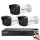Hikvision 3 biztonsági kamerás IP kamera rendszer 2MP Full HD