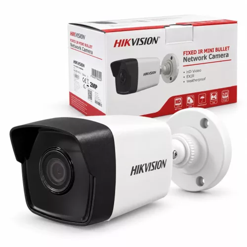 Hikvision 4 biztonsági kamerás IP kamera rendszer 2MP Full HD