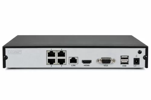 Hikvision 4 biztonsági kamerás IP kamera rendszer 2MP Full HD