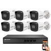 Hikvision 6 biztonsági kamerás IP kamera rendszer 4MP