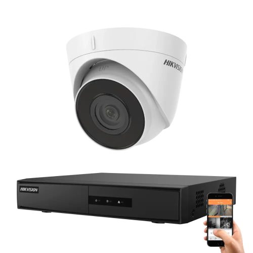 Hikvision 1 biztonsági dome kamerás IP kamera rendszer 4MP