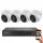 Hikvision 4 dome biztonsági kamerás IP kamera rendszer 2MP Full HD